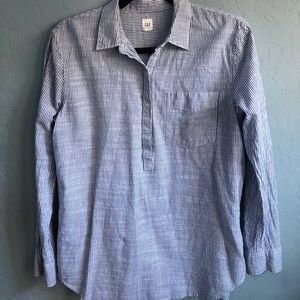 Gap Stripe Popover Shirt